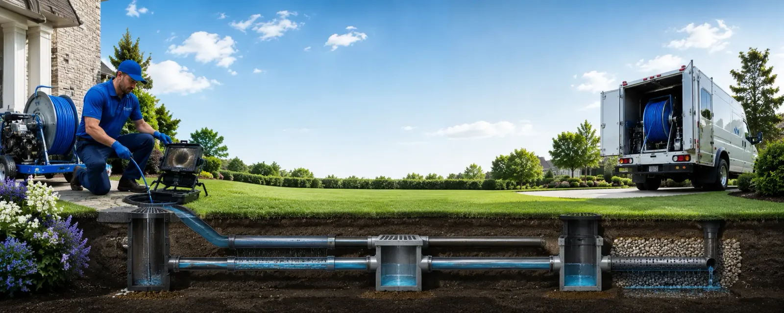 Outdoor drain cleaning information for Frenchmans Bayou, AR